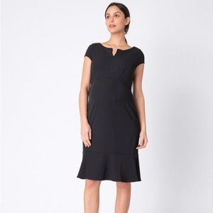 Seraphine Maternity and Nursing black Work or Cocktail dress Size 10